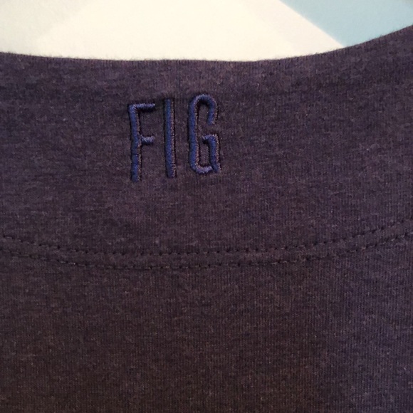 FIG safari midi sleeveless cowl neck blue dress XS - Picture 6 of 7